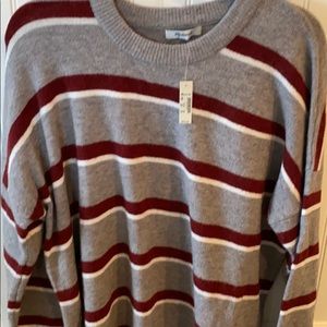 Madewell Westlake striped pullover sweater